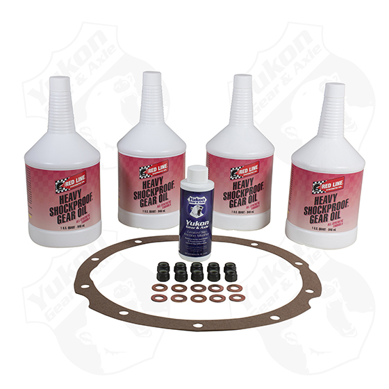 Redline Synthetic Oil with additivegasket and nutsfor 8.75 Chrysler.