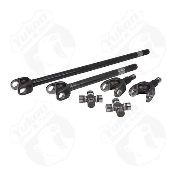 USA Standard 4340 Chrome-Moly replacement axle kit for '79-'93 Dodge Dana 60 front35 spline