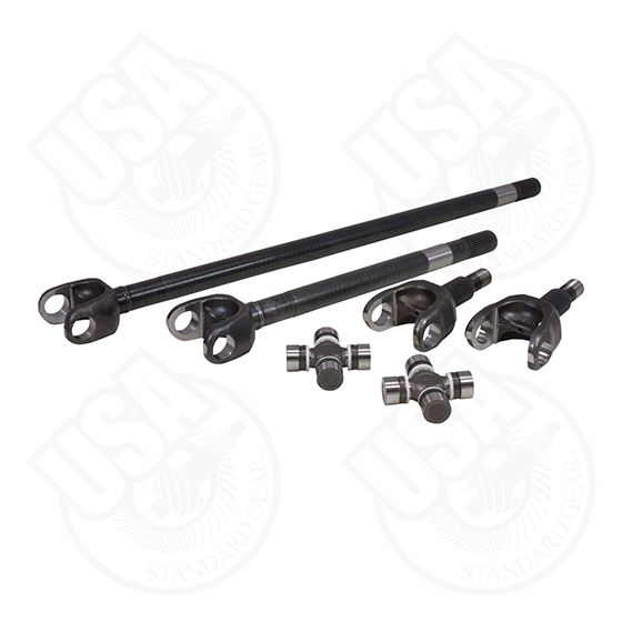 USA Standard 4340 Chrome-Moly replacement axle kit for Jeep TJ RubiconDana 44